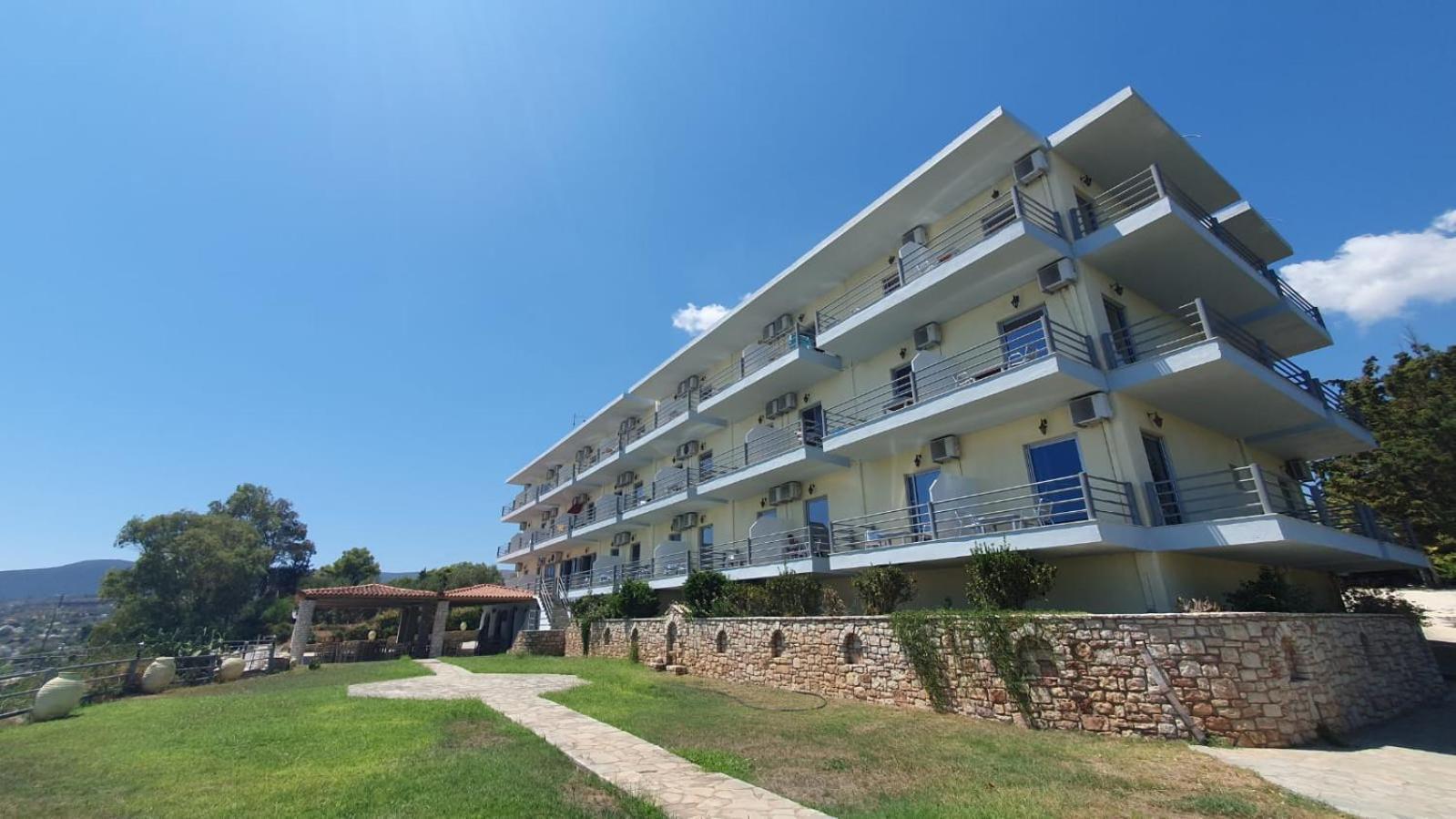 De La Plage Hotel Koroni Bagian luar foto