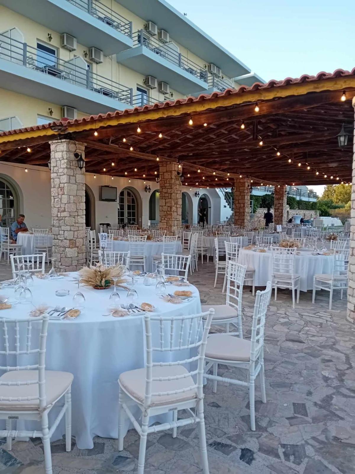 De La Plage Hotel Koroni Bagian luar foto