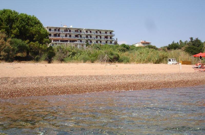 De La Plage Hotel Koroni Bagian luar foto