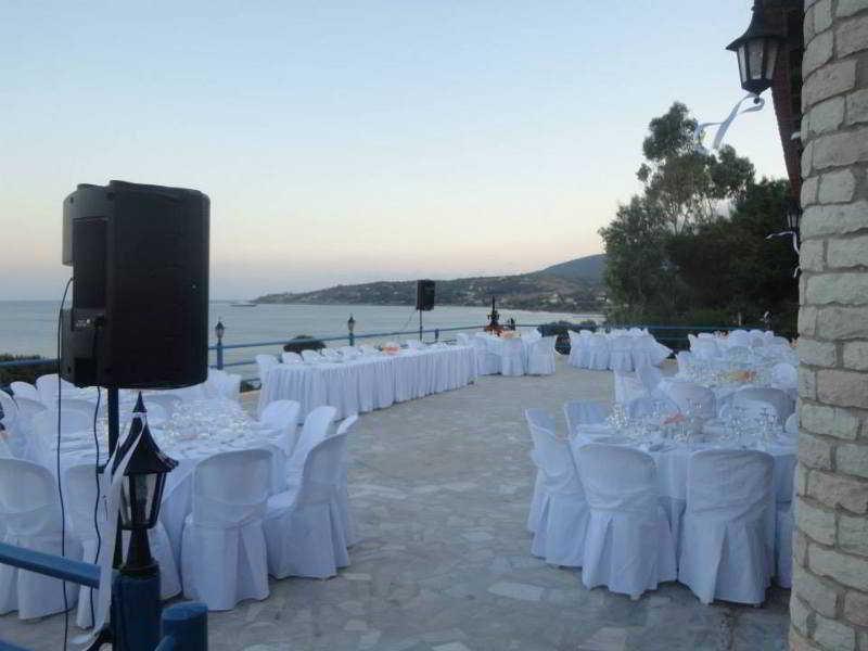 De La Plage Hotel Koroni Bagian luar foto